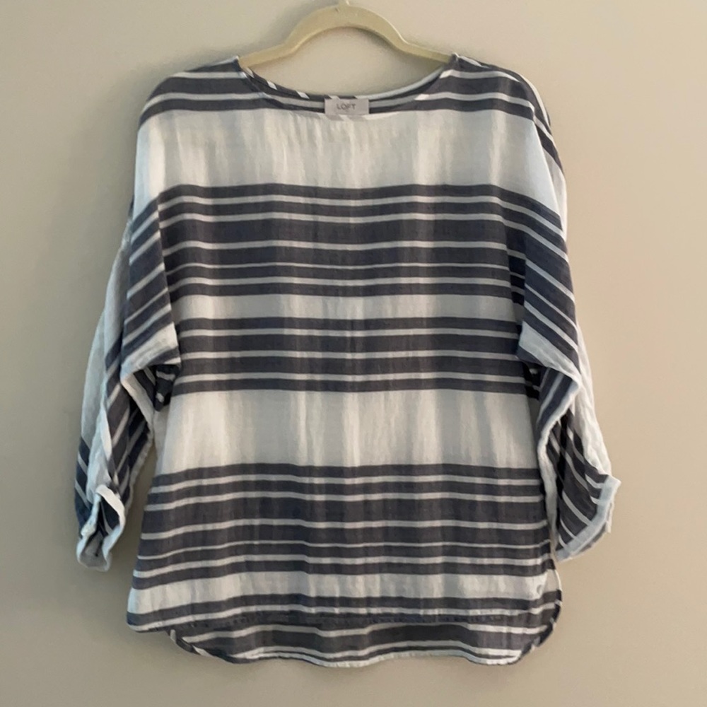 Loft round neck top